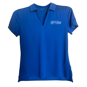 Ladies Nike Dri- Fit Polo - Gym Blue