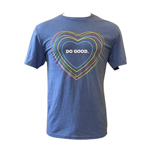 Do Good Rainbow Heart T-Shirt Design 2