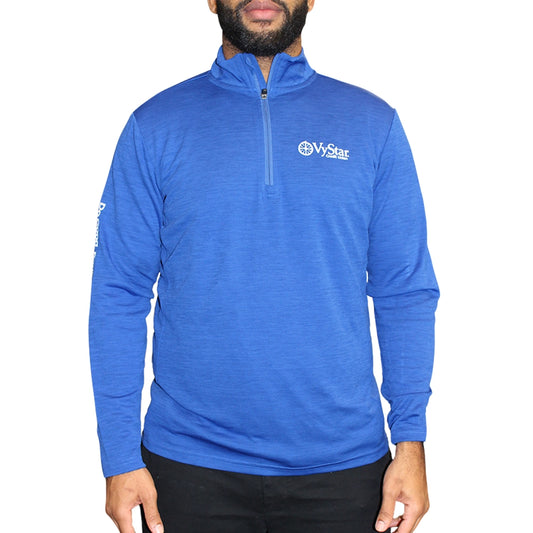 Men's Russell Half Zip Pullover - Royal Blue