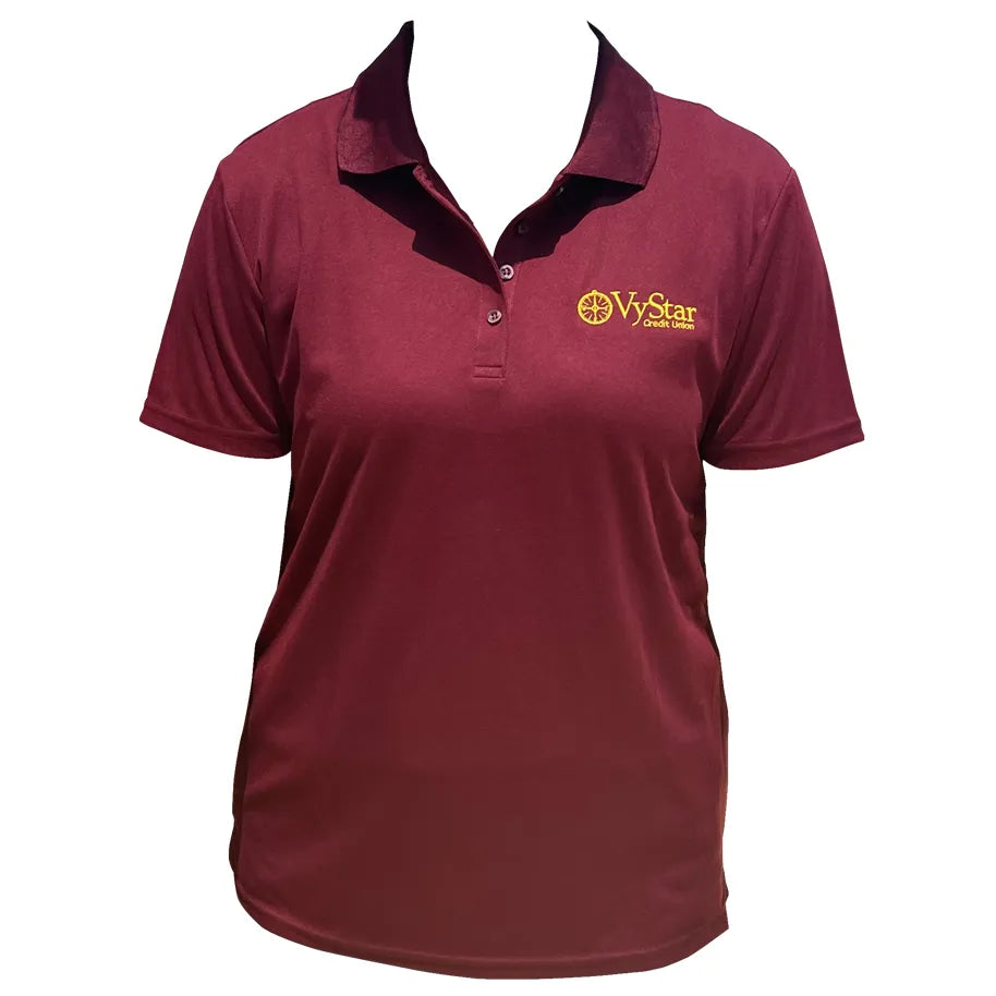 Team Polo- Ladies Burgandy