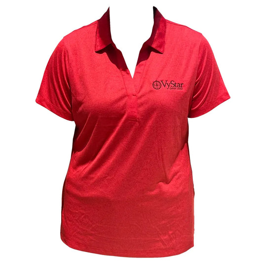 Team Polo - Ladies Heathered Red