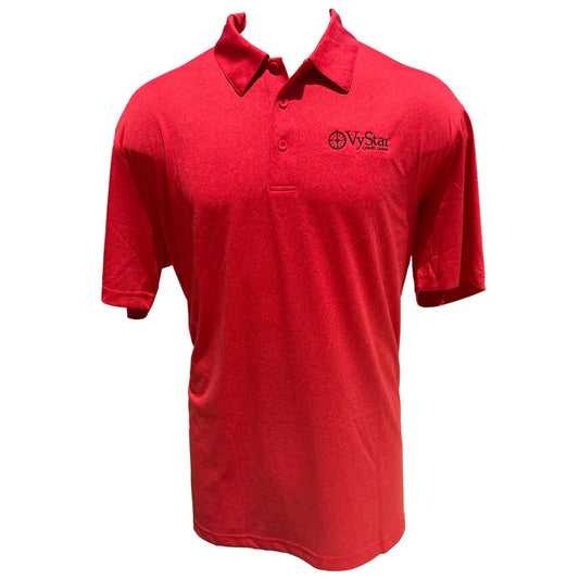 Team Polo - Men's Heathered Red